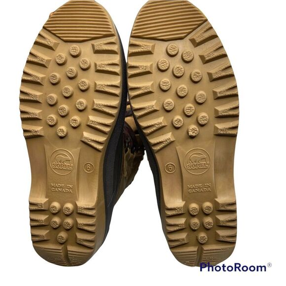 Sorel Badger Waterproof Winter Boots Tan/Brown Size 6 - Picture 8 of 10